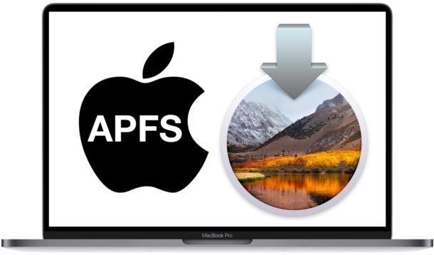 apfs file system for mac os high sierra